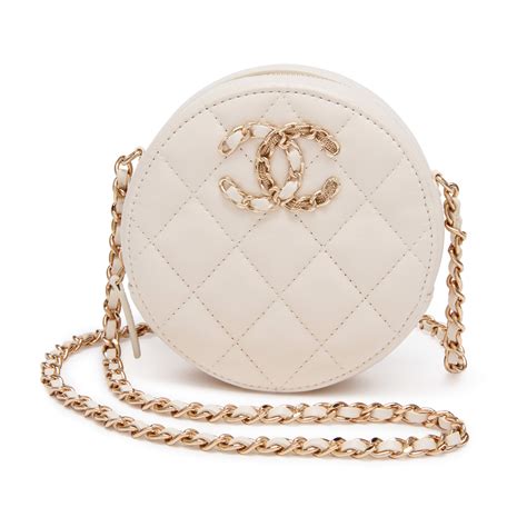 chanel round bag black|authentic chanel messenger bag.